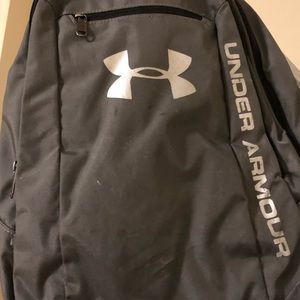 Under Amour gray book bag.